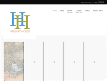 Tablet Screenshot of herberthouse.com